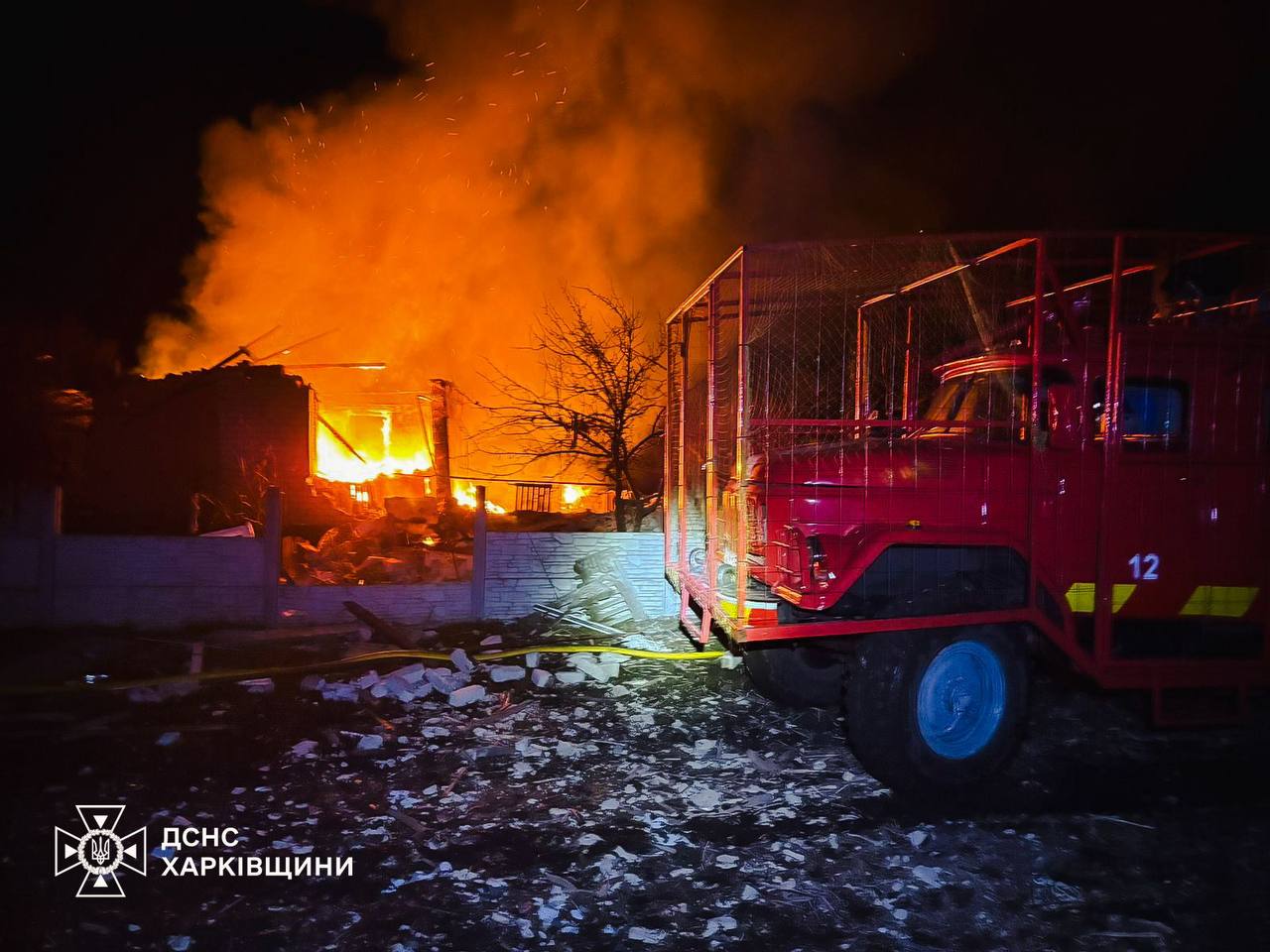 У ДСНС розповіли про наслідки російських нічних ударів по Харківщині